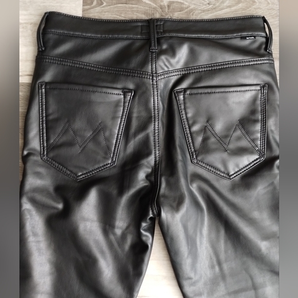 Mother The Insider Ankle Faux Show Leather Pants 29 - Picture 10 of 15